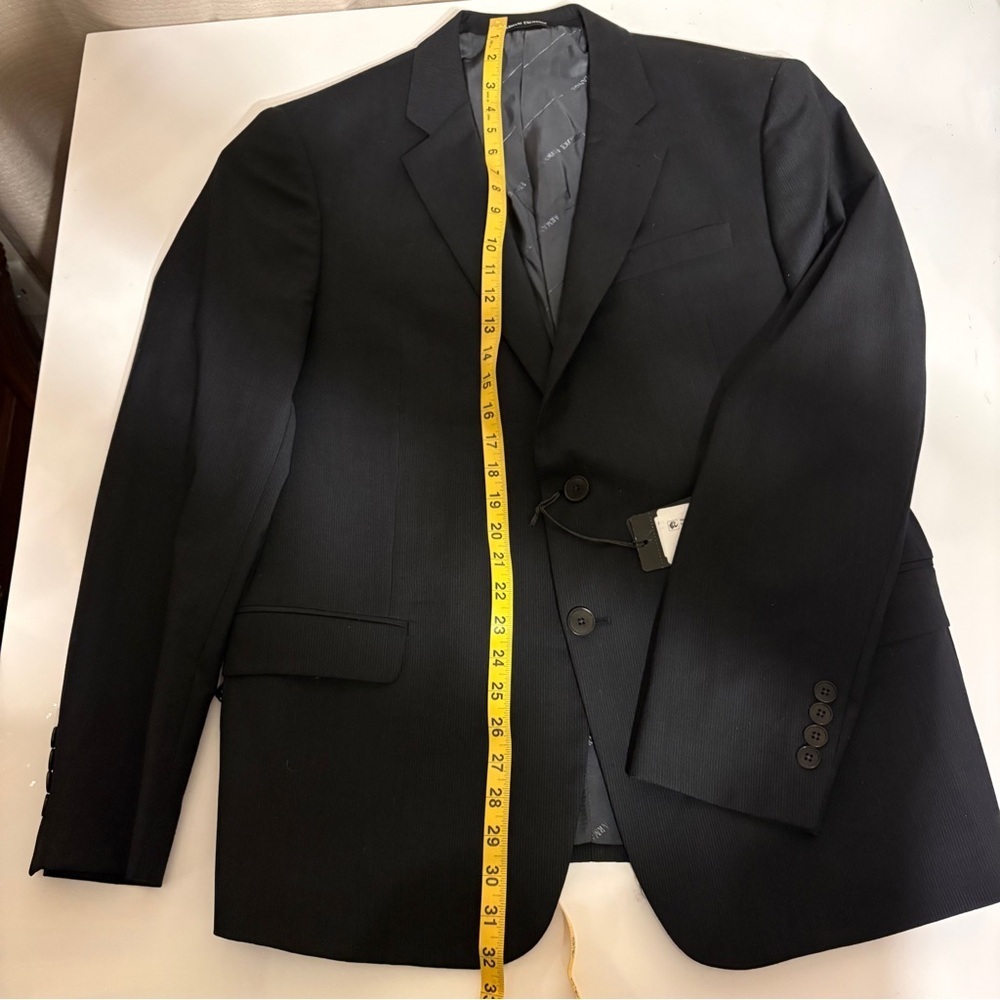Armani Exchange Black Slim Fit Sport Coat - Picture 9 of 9